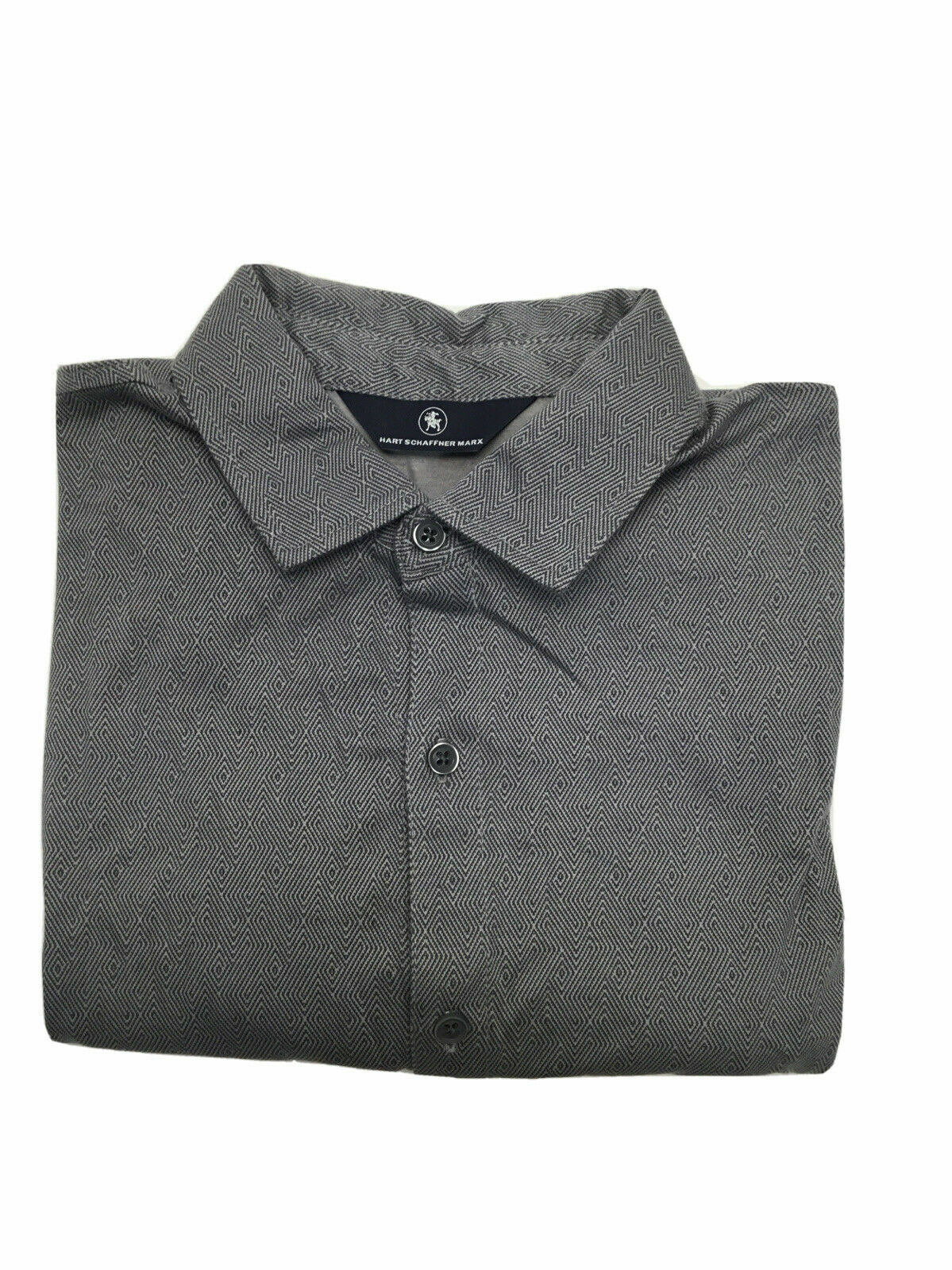 9850 Пальто Hart Schaffner Marx с коротким рукавом и принтом в виде лабиринта спереди серое XL 8390₽