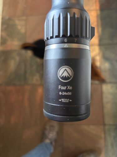 Burris Four Xe 6-24x56mm rifle scope new condition came on gun only used twice - Picture 2 of 3