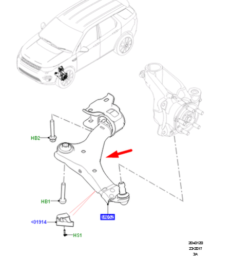 Land rover lr078657