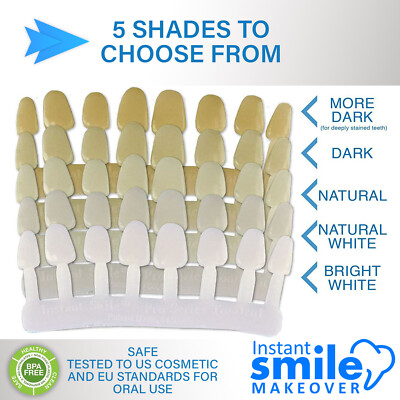 Instant Smile Makeover Temporary Tooth Repair Kit - Multi-Shade, Moldable