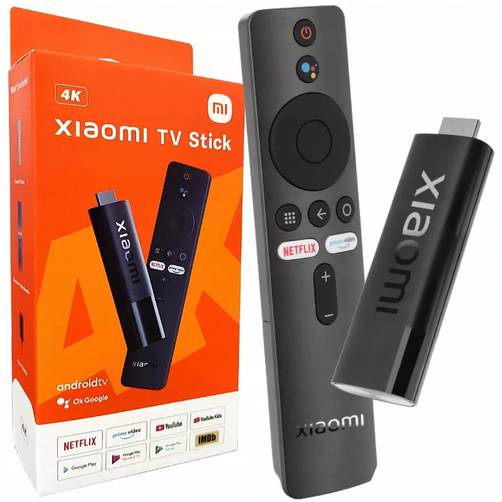 XIAOMI TV STICK 4K ULTRA HD REMOTE ANDROID TV HDMI 8GB MEMORY NEW MODEL