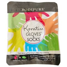 Bodipure Keratin Gloves  Socks Nail Strengthening All in One Hand  Foot Treatm