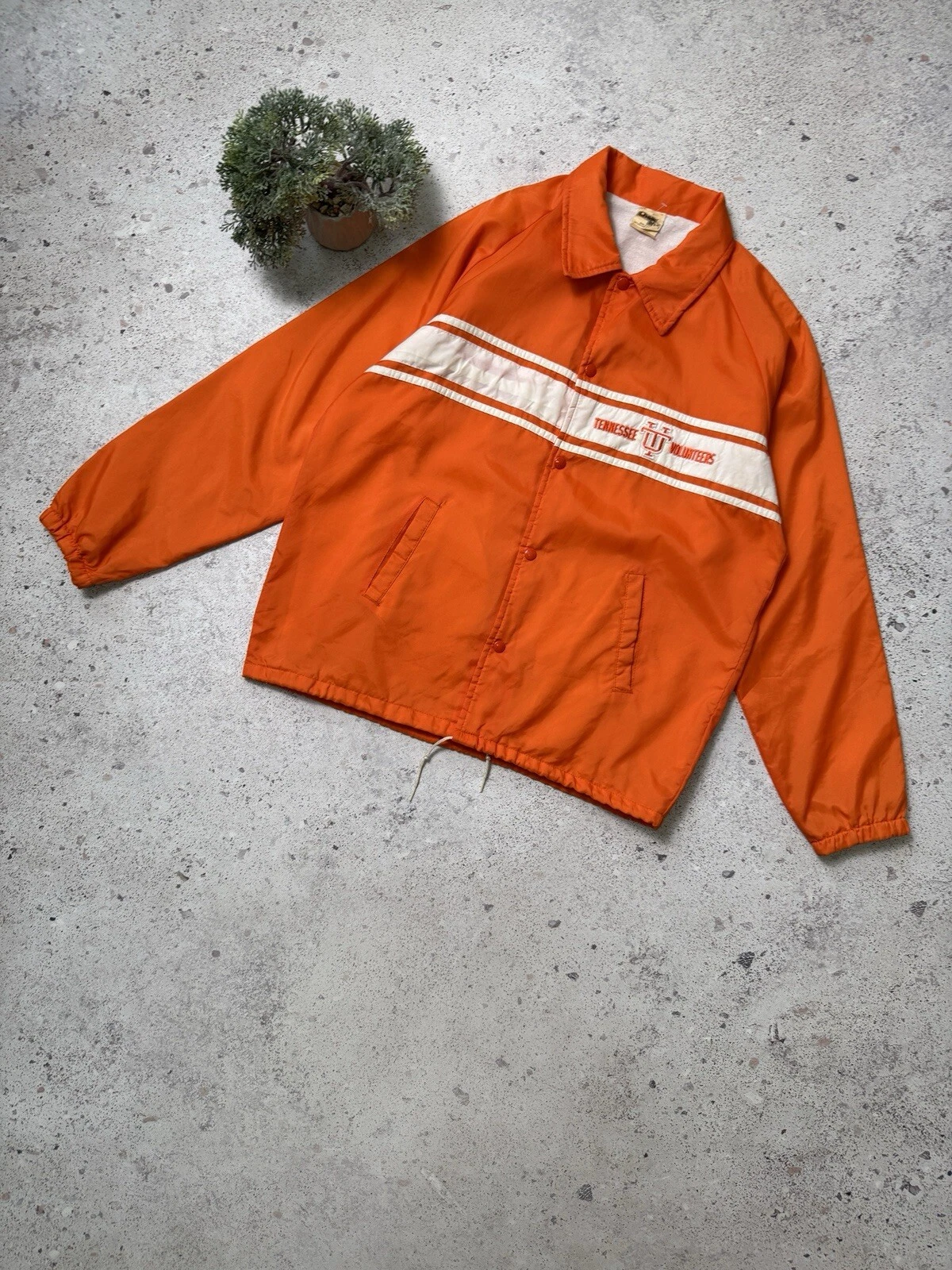 COACH Giacca vintage CHALK LINE Tennessee volontari allenatori anni 70 80 Adalt taglia L