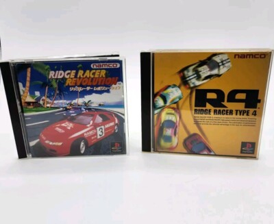 Japanese Ridge Racer Revolution & R4 PlayStation 1 Ps1 Complete US Seller 