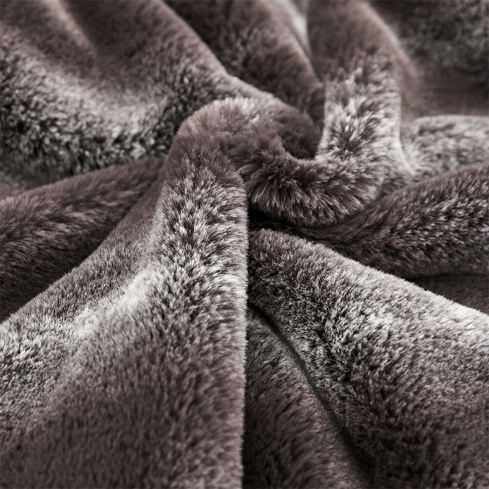 Cozy Faux Fur Throw Blanket - Super Soft & Warm 50x60 Inches - Perfect For Lounging