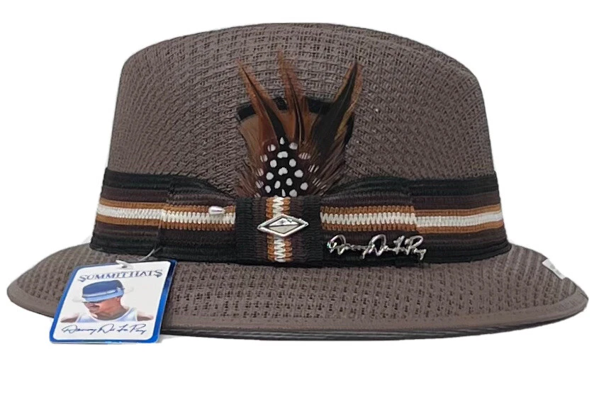 Danny De La Paz Signature Brown Lowrider Fedora Hat Mens By Summit Hats