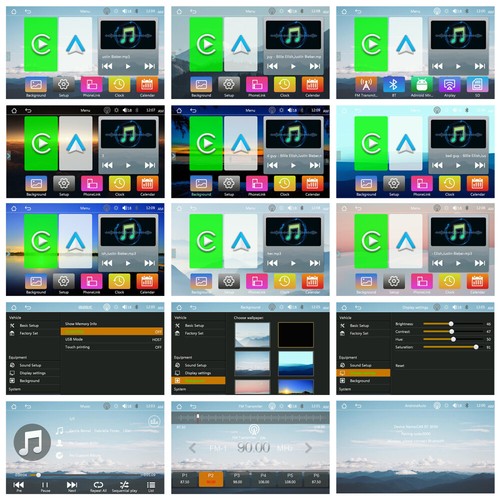 7" Portable Apple CarPlay Android Auto Car Stereo Radio Bluetooth Touch Screen - Picture 12 of 24