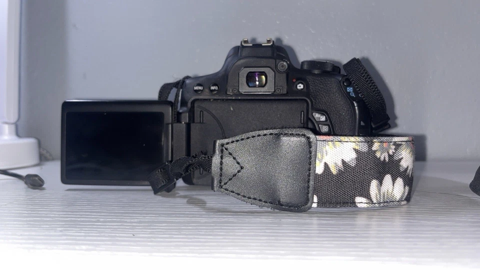 Canon EOS Rebel T6I 24.2 MP Digital SLR Camera - Black (Body Only) - Image 2 of 2