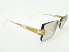 Cazal 168 Eyeglasses FRAMES 223 Gold 54 14-135 White Rimless Germany L807