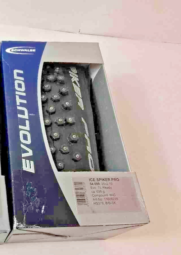Schwalbe Ice Spiker Pro Tire - 26x2.1  Wire Black Perf RaceGuard Winter