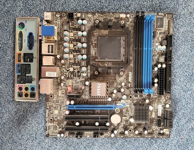 Mainboard MSI 760GM-E51 (FX)   Sockel AM3+, getestet,inkl. Blende