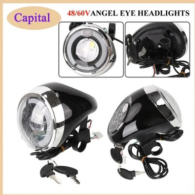 For CItycoco Angel Eyes 48/60v headlight Electric Scooter turktron electric Moto