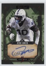 2022 Wild 5 Card Draw Promo Classic Green 2/3 Jesse Luketa #5CDCL-P23 Auto 1ia0