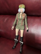 1/6 Seamless Jiaou Sexy Phicen Figure Female Russian Soldier KGB Silver Hair 12”