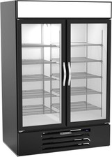 Beverage Air MarketMax 52" Black Glass Door Refrigerator Merchandiser