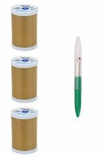 Sewing Thread Dual Duty XP General Purpose Poly Thread 250 Yards 3-Pack Tem...