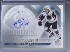 2017-18 SP Authentic Sign of the Times Rookie 44/99 Clayton Keller Auto 7b5