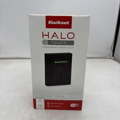 Kwikset HALO TOUCH WIFI Fingerprint Smart Lock 99590-004 Iron Black