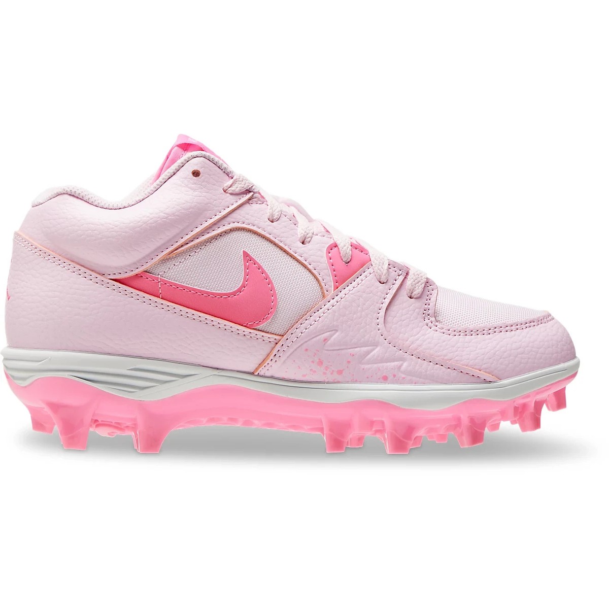 ✅️ Jordan Stadium 90 Low TD Pink Football Cleats Mens
