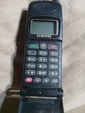 Samsung Flip Cell Phone Vintage Early Model As Is Gold Recycle 12