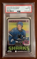 SP PSA 10 Pop 28 Retro Rookie R91 Platinum OPC Macklin Celebrini