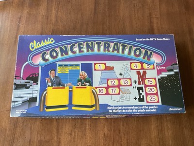 Vintage Classic Concentration Board Game TV Show Pressman 