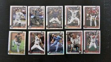 2025 Topps Chrome Update Lot 10 Cards X-Fractor Jobe, Jung, Mayer