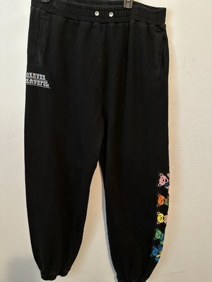 GRATEFUL DEAD Joggers Adult XL Dancing Bears Logo Pull On Sweatpants