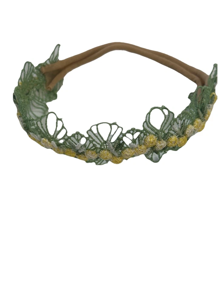 Embroidered De Velo Y Encaje Leg  Or  Hair Elastic - Image 2 of 3