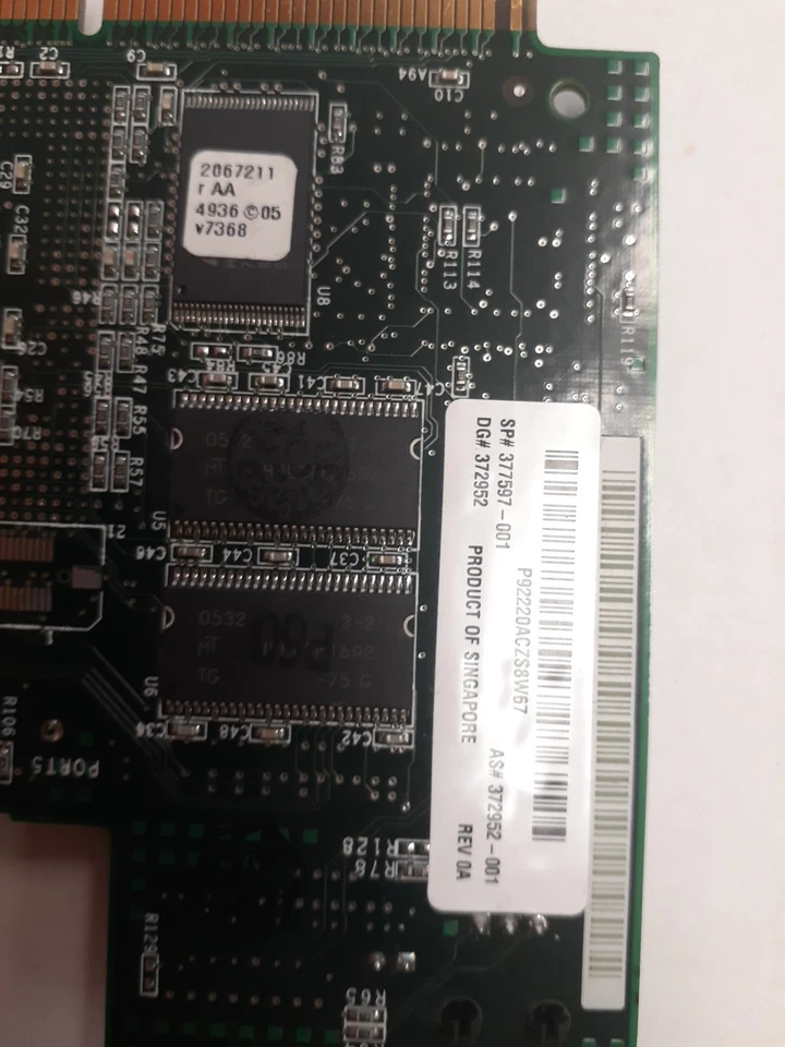 Dell Adaptec XD084 AAR-2610SA 64MB 6 Port PCI-X SATA RAID Controller Card - Image 4 of 4