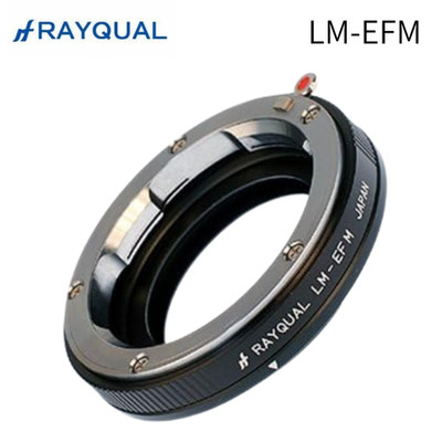 Rayqual Lens Mount Adapter Leica M Lens to Canon EOS M Mirrorless Body LM-EFM