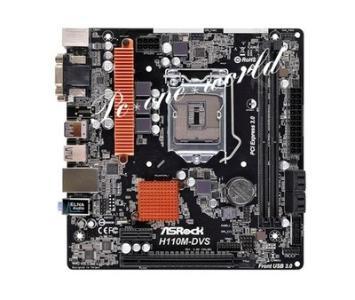 ASRock H110M-DVS R3.0 Motherboard   H110 Socket LGA 1151 DDR4 DIMM Micro ATX *mz