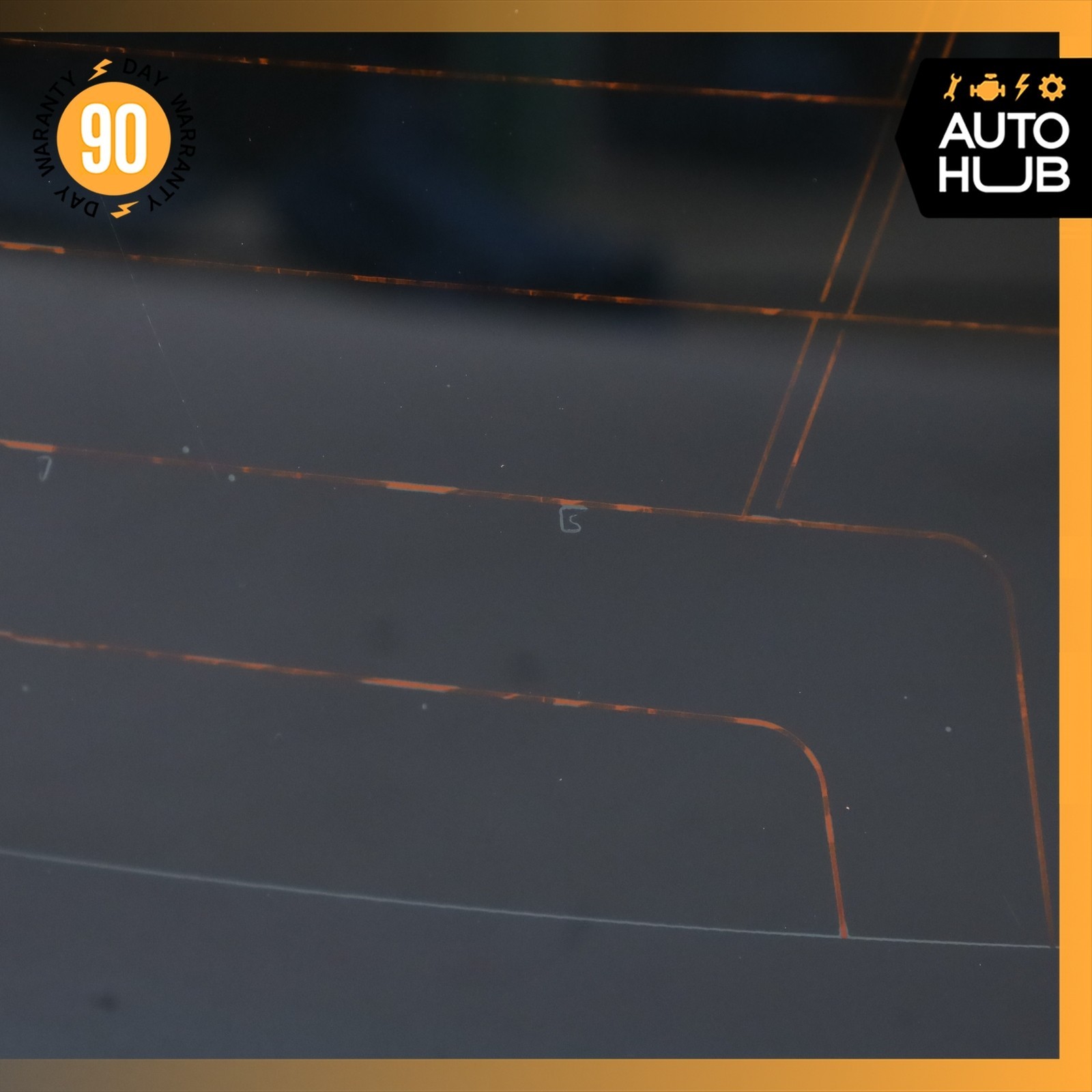 14-24 Maserati Ghibli M157 Rear Windshield Wind Shield Back Glass OEM