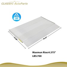 23.9"L x 36.3"W x 4.4"H Aluminum Threshold Ramp Bridge Access 700LBS