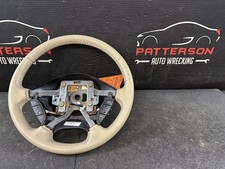 02-05 Ford Thunderbird Tan Leather Wrapped Steering Wheel 5w633f563aaw