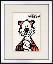 BILL WATTERSON - Great old handmade watercolor !!!