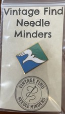 White Dove Of Peace Pin Needleminder By Vintage Finds Needleminders