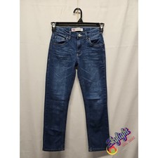 Levi's Boys Blue 511 Slim Adjustable Waist Denim Jeans Sz 12 26w X 27l