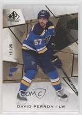 2021-22 Upper Deck SP Game Used Gold Fragment 13/25 David Perron #45 0c3