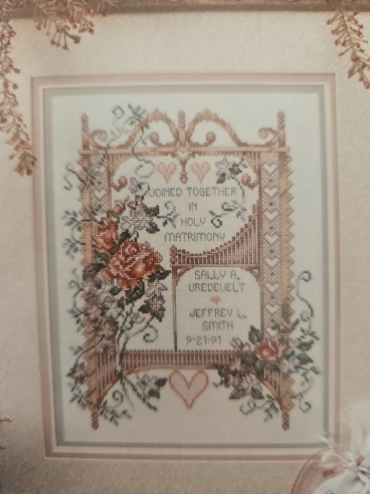 Stoney Creek Collection OUR SPECIAL DAY Wedding Sampler Cross Stitch Pattern 95 - Image 2 of 4