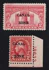CKStamps: US Stamps Collection Canal Zone Scott#96 97 Mint LH OG