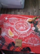 Mikasa 15 Chip and Dip Set Clear Glass