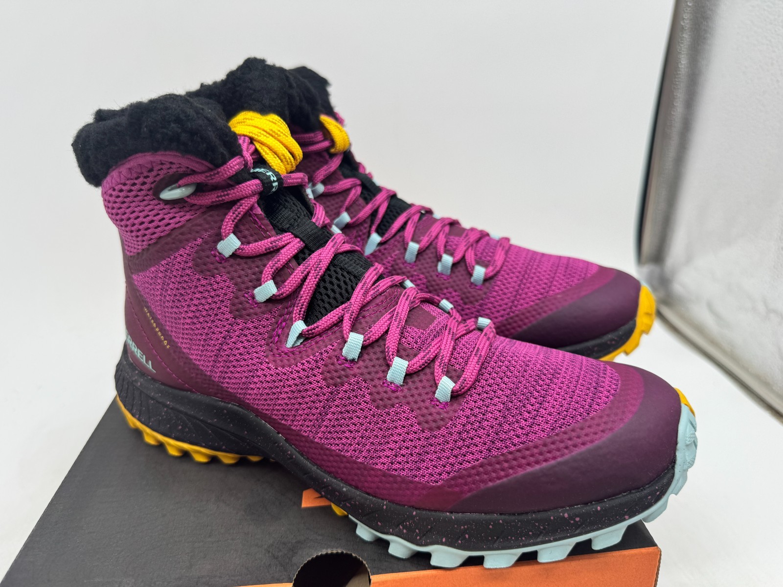 Merrell Bravada Knit Bluff scarpe da trekking donna rosa stringate outdoor 9