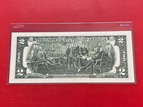 2009 $2 TWO DOLLAR BILL ( DALLAS TEXAS K ) UNCIRCULATED - Picture 3 of 3
