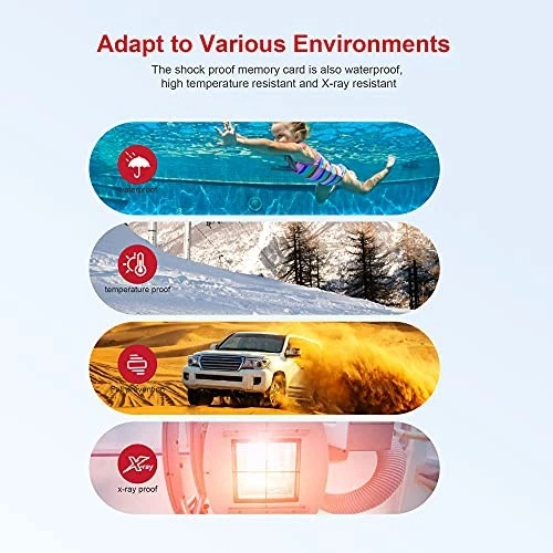  Micro SD Card, MicroSDXC UHS-I Memory Card - 100MB/s, 667X, U1, Class10, 32GB - Image 3 of 4