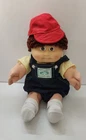 Vintage 1983 Cabbage Patch Doll by Coleco Auburn/Brown Boy Overalls Sneakers,New