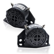 Backup Alarm 12V-24V 110 3DB,Waterproof Beeper Backup Alarm for 2PCS Circular