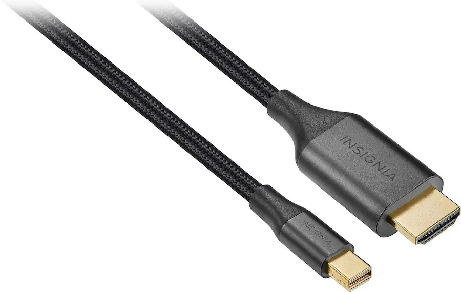 Insignia Mini DisplayPort DP Thunderbolt to HDMI Cable Adapter HD 4K for MacBook - Image 3 of 4
