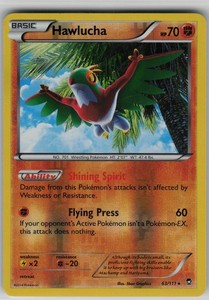 Hawlucha 63/111 Reverse Holo - XY Furious Fists