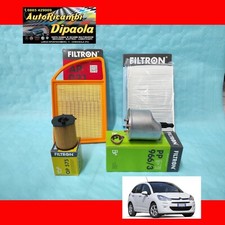 KIT TAGLIANDO CITROEN C3 II (Dal 2009 al 20016) EURO 5 1.4 1.6 HDI KIT 4 FILTRI